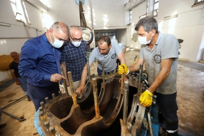 Dicle pompa istasyonundaki arıza kısa sürede onarıldı 