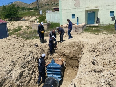 DİSKİ, Ergani’de çalışmalarına devam ediyor 