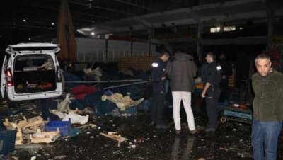 Diyarbakır’da sebze meyve halinde patlama: 1 ölü, 2 yaralı