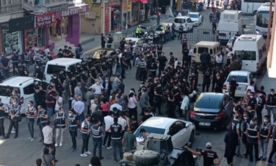 Diyarbakır’da yürüyüş gerginliği!