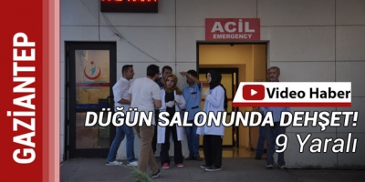 Düğün salonunda dehşet!