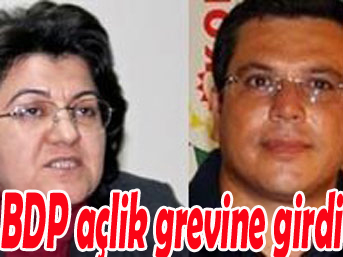 BDP'li 2 vekil açlık grevine başladı