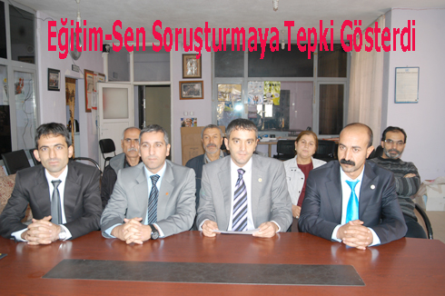 Eğitim-Sen Soruşturmaya Tepki Gösterdi