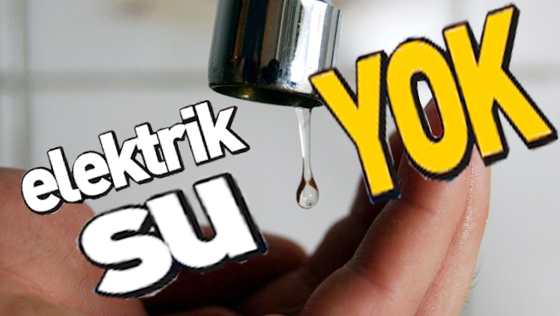 BiR HAFTA SU AKMAYACAK!