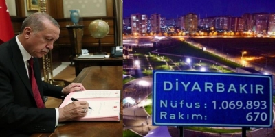 Erdoğan, Diyarbakır sınırını değiştirdi