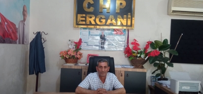 Ergani CHP ilçe başkanı görevden alındı