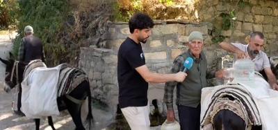 Ergani’de bu köyde su yok; Eşeklerle köye su taşıyorlar