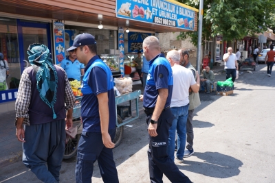 Ergani'de kaldırım işgallerine geçit yok