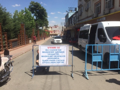 Ergani'de maskesiz dolaşmak yasaklandı