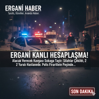 Ergani’de Silahlı Hesaplaşma: Sokak Ortasında Kurşunlar Yağdı!