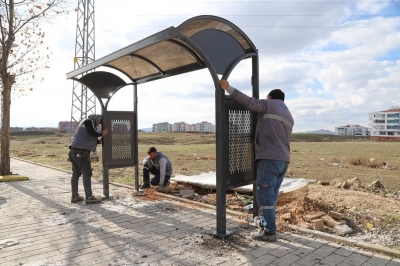 Ergani’de Yeni Duraklar Hazır