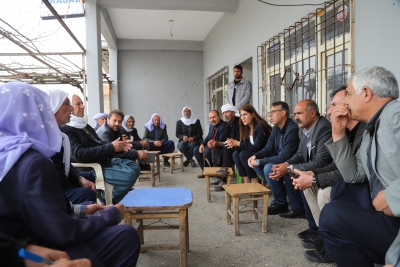 Eş Başkanlar Kırsal Mahalleleri Ziyaret Etti