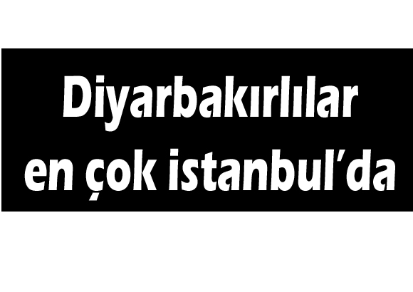 Diyarbakırç™da En A‡ok Nereli Var?