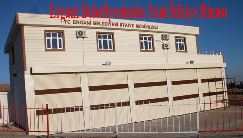 Ergani Belediyesinden Yeni itfaiye Binası