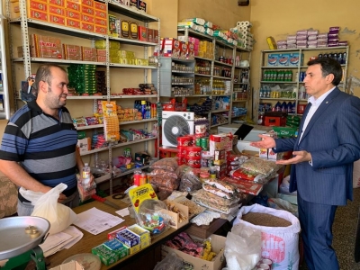İYİ Parti Diyarbakır İl Başkanı Ensarioğlu esnafı ziyaret etti
