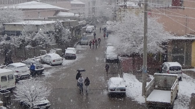 Ergani'de Yılın ilk Karı