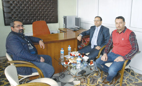 KAYMAKAM YONSUZ'DAN GAZETEMiZE ZiYARET