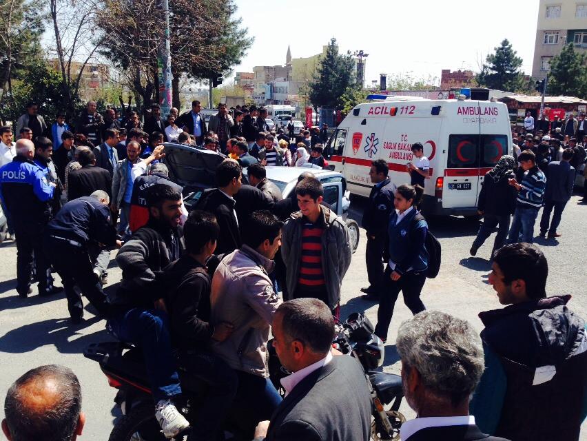 Ergani'de trafik kazası