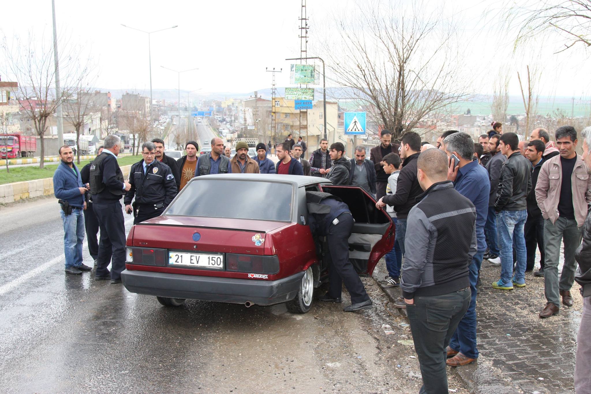 Ergani 'de otomobilin çarptığı yaya öldü