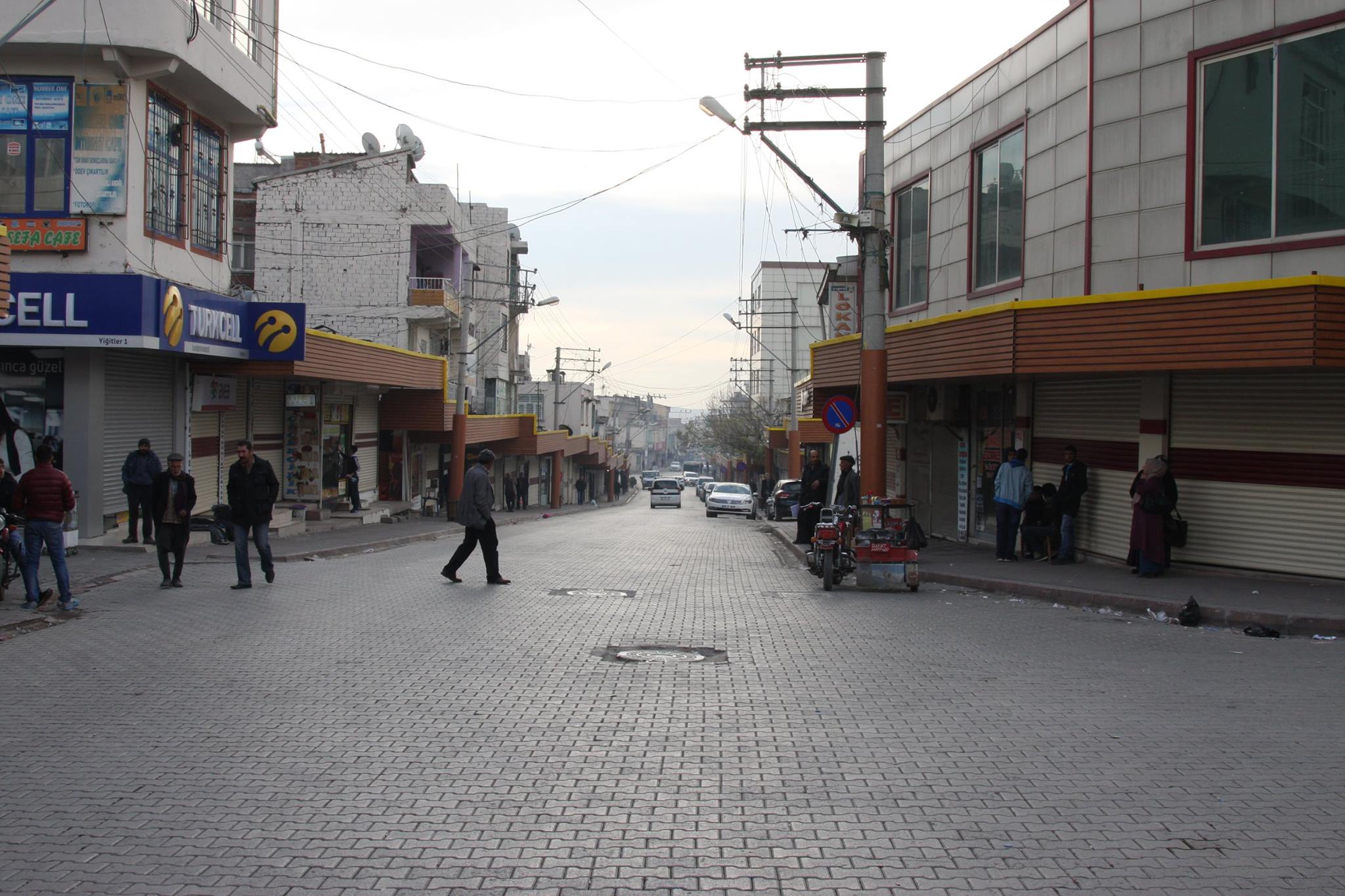 Ergani'de Esnaf Kepenk Açmadı