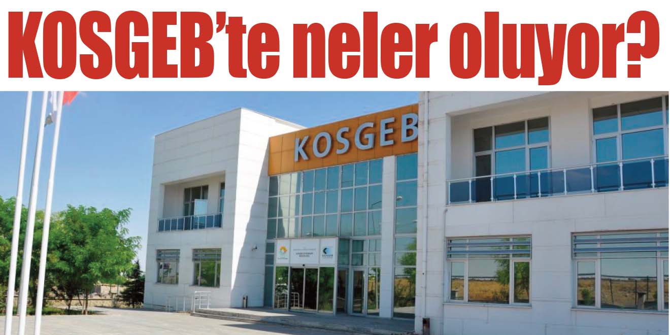 KOSGEBç™te neler oluyor?