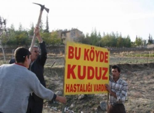 Ergani'de Kuduz Karantinası