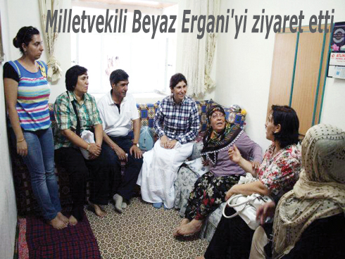 Milletvekili Beyaz Ergani'yi ziyaret etti