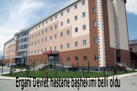 Ergani Devlet hastane başhekimi belli oldu