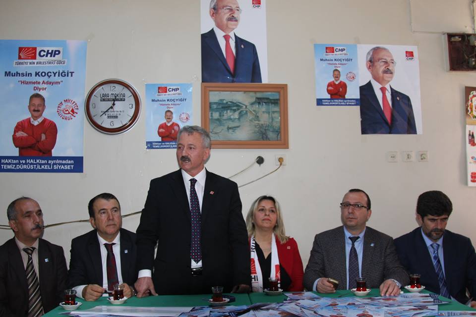 CHP adayları, Ergani Büro açılışını yaptı