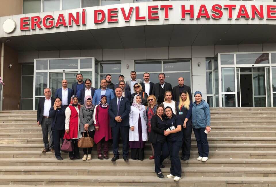 Sağlık-Sen'den Ergani Devlet Hastanesi'ne Ziyaret