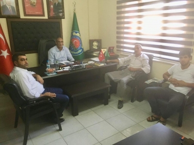 Sayan’dan Ergani Ziraat Odası ve Ergani Esnaf ve Sanatkarlar Odasını, Ziyaret Etti