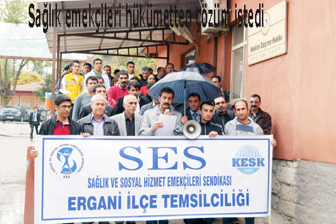 Sağlık emekçileri hükümetten çözüm istedi