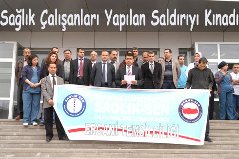 Sağlık A‡alışanları Yapılan Saldırıyı Kınadı