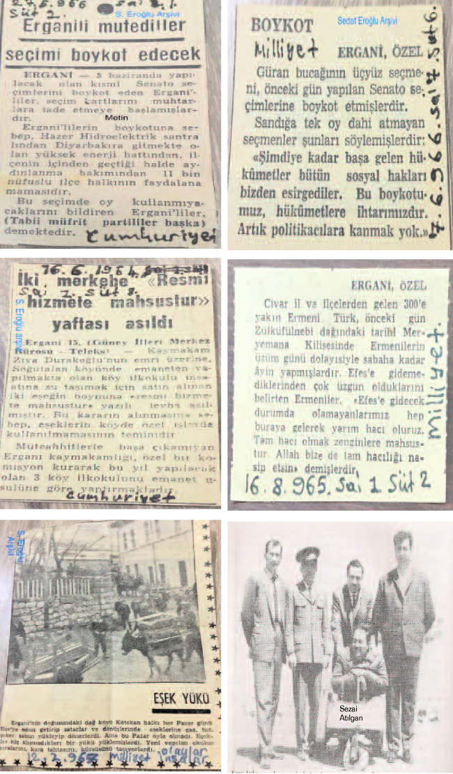 1960 Yıllarda Basında Ergani