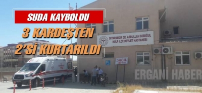 Suda kaybolan 3 kardeşten 1’i boğuldu