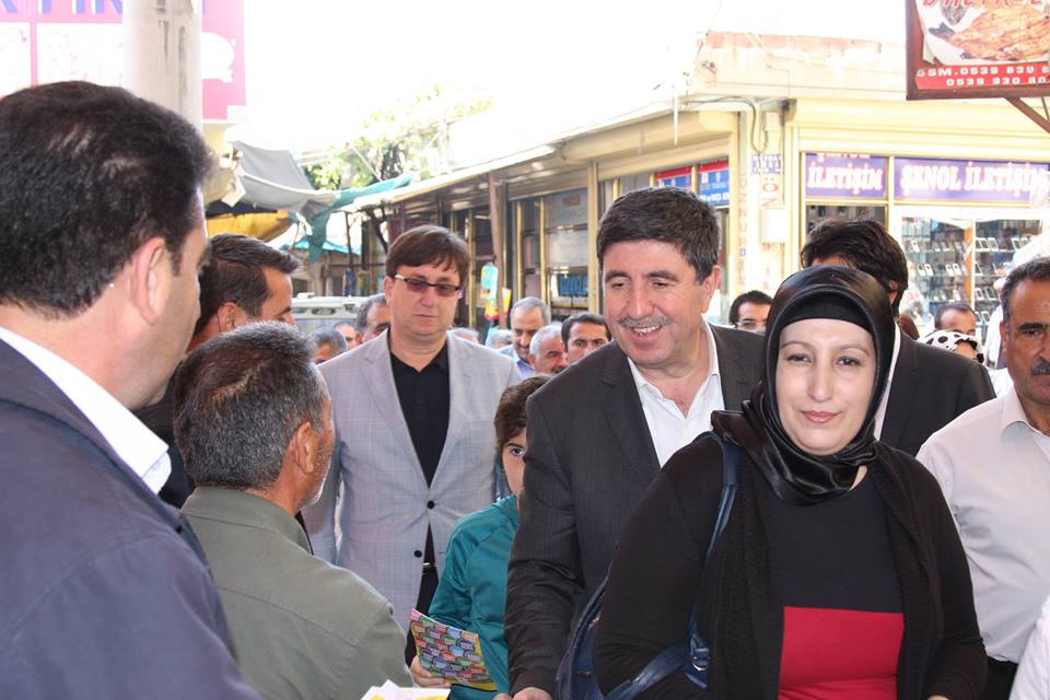 HDPç™li adaylardan Ergani ziyareti