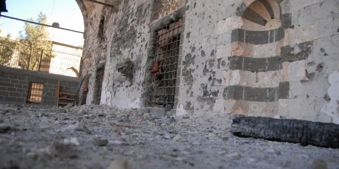 Tarihi Kurşunlu Camii harabeye dönmüş durumda