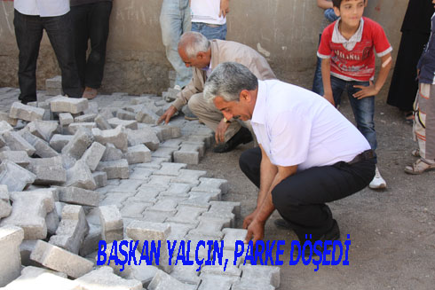 BAŞKAN YALA‡IN, PARKE DA–ŞEDi