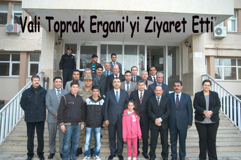 Vali Toprak Ergani'yi Ziyaret Etti