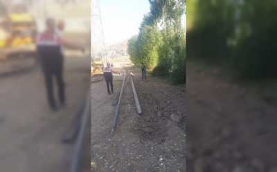 Van'da tren rayları çalındı