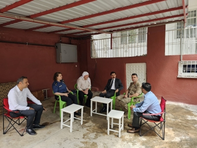 Yalçın’ın ilk durağı şehit ailesi oldu